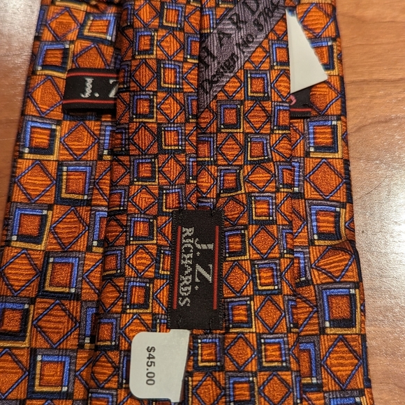 J. Z Richards stunning geometric orange and blue time! - Picture 4 of 4